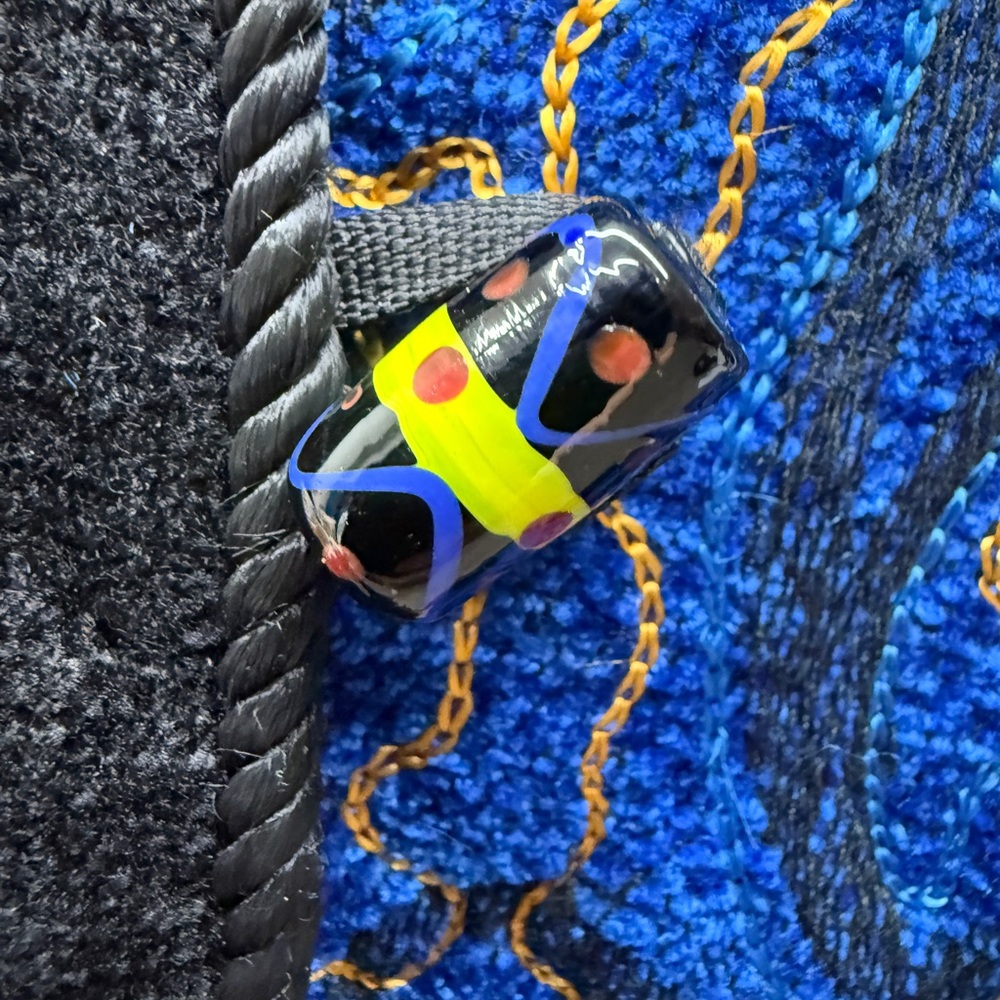 Vintage Indigo Moon Embroidered Boho Jacket Size Large - Picture 5 of 7